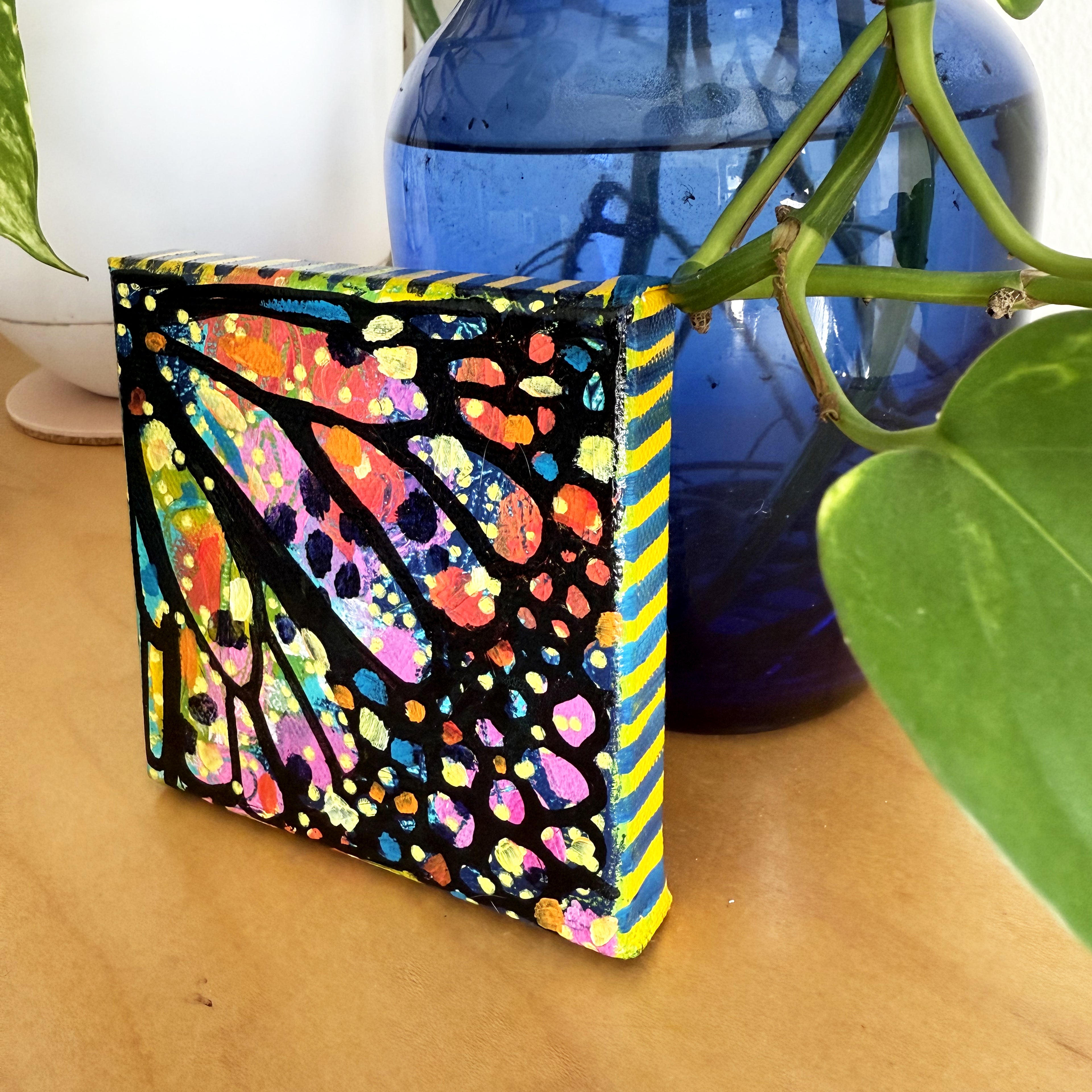 Already Someone Else | 4x4” Gallery-Wrapped Canvas | Original Painting