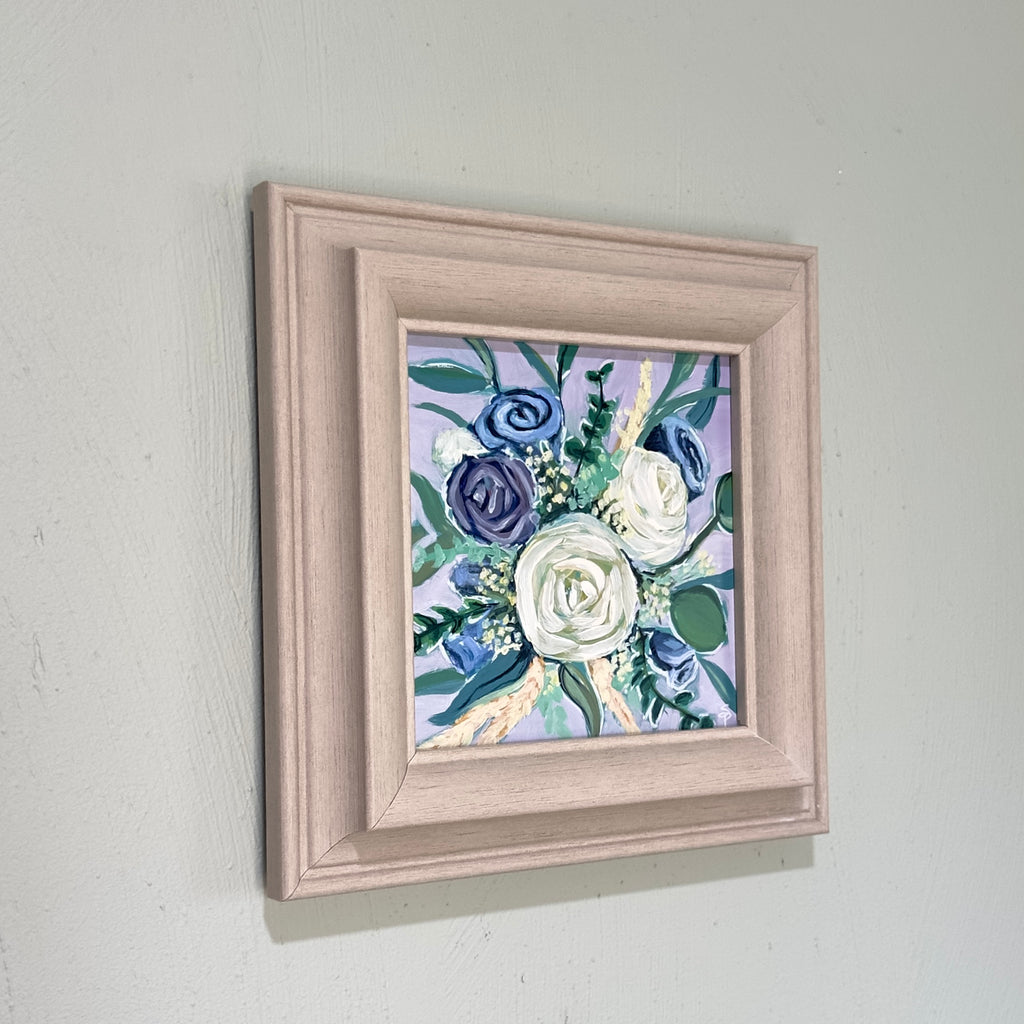 April | 6x6 Acrylic on Wood Panel | Original Painting