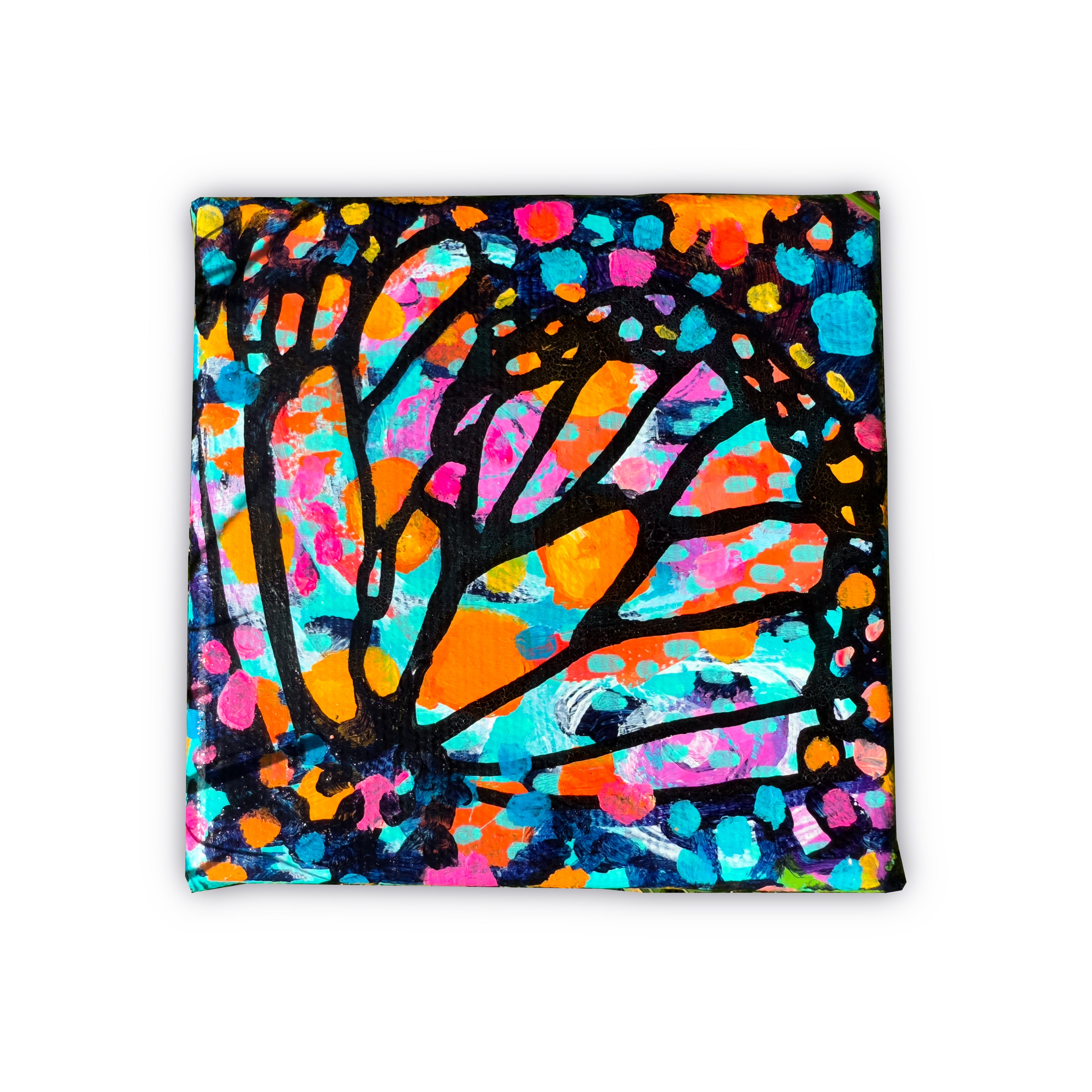 Everything Shifted | 4x4” Acrylic on Canvas | Original Painting