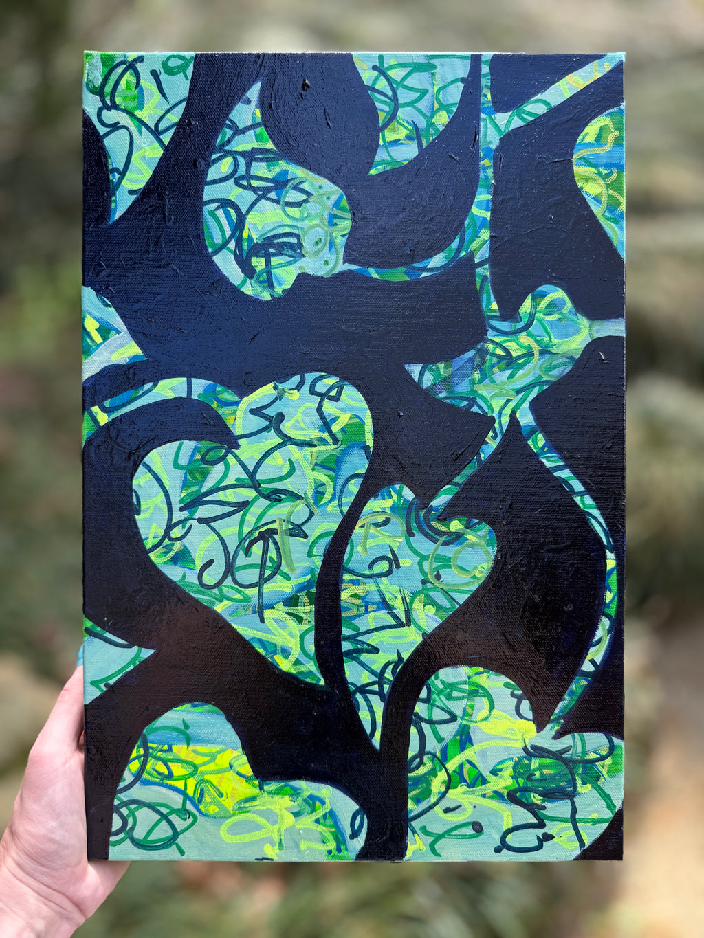 Through Resistance | 12x18 Acrylic on Gallery Wrapped Canvas | Original Painting