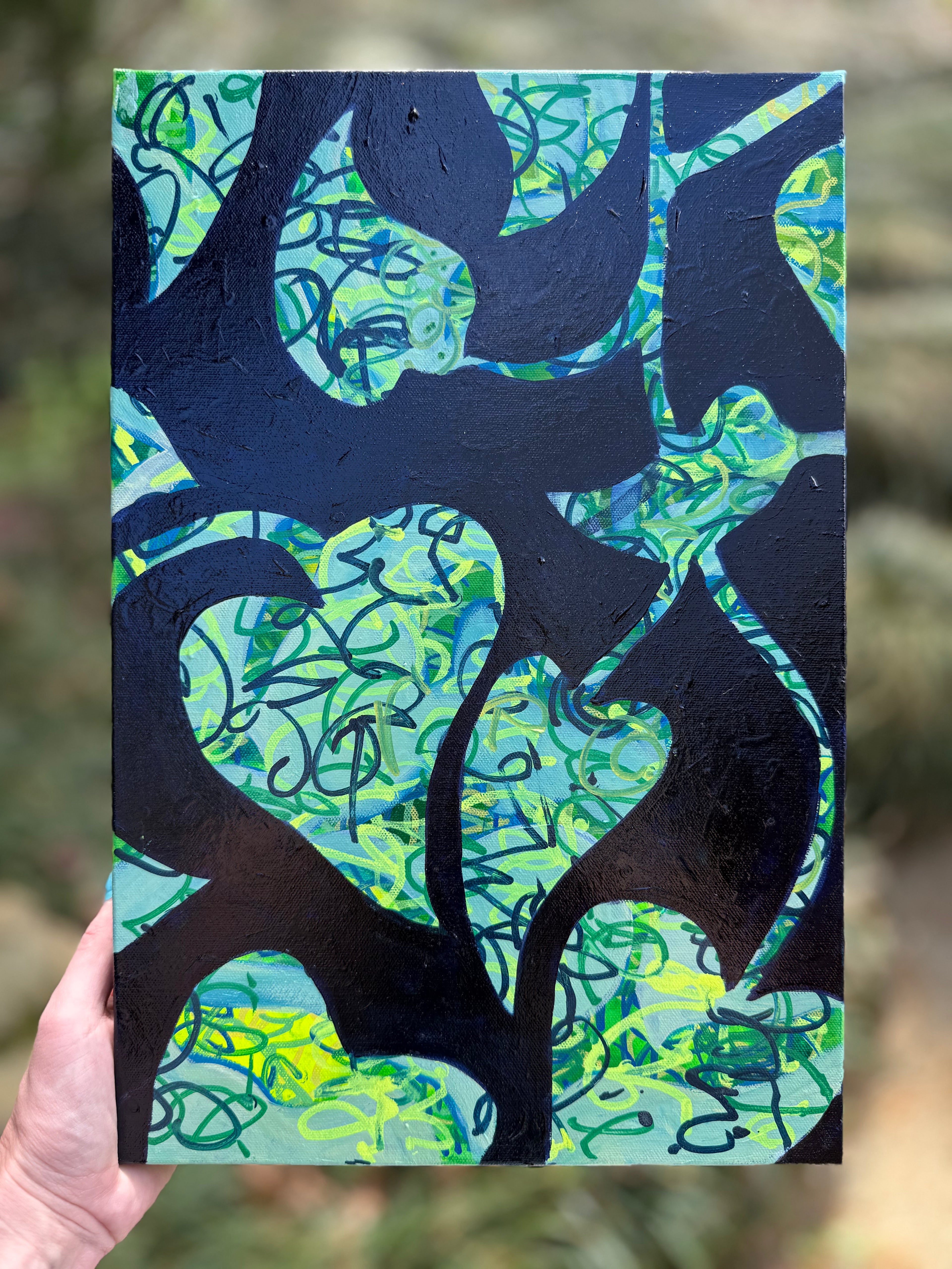 Through Resistance | 12x18 Acrylic on Gallery Wrapped Canvas | Original Painting